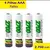 Pilhas Recarregáveis AAA 2700mAh Glacier Ni-MH Kit com 4 Cilíndricas na internet