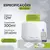 Difusor Umidificador Elétrico Aromaterapia Led 300ml Dazzon Branco na internet