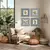Kit 4 Quadros Decorativos Limão Siciliano Moderno Moldura na internet