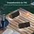Alto-falante Monster Caixinha de som S32 Monster Prism portátil com bluetooth waterproof preto - As vezes tem POA Zona Sul