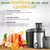 Centrífuga Alimentos Elétrica Juicer Suco Frutas 1500w Inox Cor Preto 127v - As vezes tem POA Zona Sul
