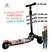 Patinete Infantil Triciclo Dobrável Scooter 3 Rodas C/ Led - As vezes tem POA Zona Sul