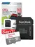 Cartão de memória SanDisk Ultra com adaptador SD 64GB - Modelo SDSQUNS-064G - As vezes tem POA Zona Sul