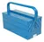 Caixa de ferramentas Com 5 Gavetas Fercar 07 de metal 20cm x 50cm x 21cm azul - As vezes tem POA Zona Sul