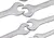 Jogo De Chave Boca E Estrela Combinada 12 Pçs Aço 6 22 Mm Cromada IF-12 The Black Tools - loja online