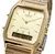 Relógio Casio Unissex Vintage Anadigi Dourado Aq-230ga-9dmq - loja online