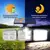 Refletor Solar Led 3 Cabecas Sensor Movimento Prova D'água - loja online