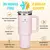 Copo Térmico Gigante 1,2l Inox Com Tampa E Inox Canudo Cor Rosa Cor Pura / Material Fosco - loja online