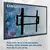 Suporte Fixo Weisserhase Para TV Parede 26" a 65" VESA 100x100 até 400x400 Preto - loja online