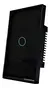 Interruptor Inteligente Wifi Novadigital 1 Tecla Botão Touch Tuya Smart Life Alexa Google 110v 220v Bivolt 4x2 Preto - loja online