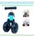 Bicicleta sem pedais Msp Kids Bicileta para bebe 12 meses - azul - loja online