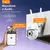 Câmera de Segurança Inova Inteligente IP Wi-Fi Rotação 360 interna/externa camera 3MP com áudio bidirecional visao noturna colorida IP66 - Coibeu - loja online