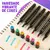Kit de Canetas Marcador Profissional Ponta Dupla Com 120 Cores Para Desenho - loja online