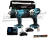 Kit Rotomartillo Atornillador Makita Dlx2336syx + Brocas Azul 60 Hz na internet