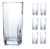 Kit 6 Copos De Vidro Miami Conjunto 320ml