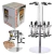 Dispenser Giratório de Bebidas Noufex 6 Garrafas