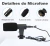 Tripé 3 Em 1: Microfone, Iluminação E Suporte Celular Preto - As vezes tem POA Zona Sul