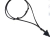 Colar Masculino Corrente Preta Cordão Ponta De Flecha Tribal - comprar online