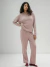 Pijama Longo Feminino Plush Hering Rosa - TAM: M/G