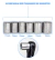 Chave Catraca 12v Soquetes C/ 2 Baterias Bivolt 11mm Ao 16mm - As vezes tem POA Zona Sul