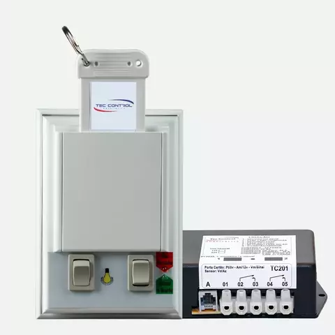 Kit Bloqueador de energia TC201 CVM para sinalizador de status