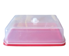 Imagen de Campana Rectangular Plástica con Base – Conservadora de Tortas, Pizzas y Comidas