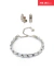 Conjunto Choker + Brinco Sela Prata