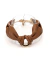 PR BRINCO Choker Anel Caramelo