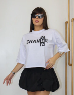 Cropped Malha Change - comprar online