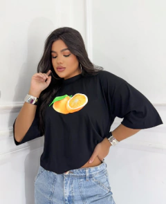 Cropped Malha Laranja