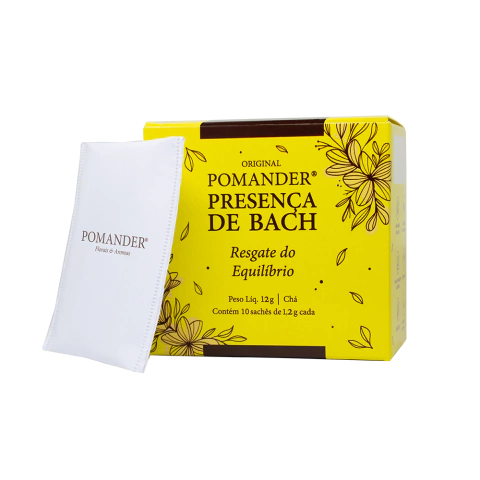 Pomander Presença de Bach Resgate do equilíbrio chá (10 sachês)