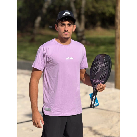 Camiseta Masculina Lilás - AMA SPORTS