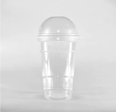 Vaso Frappe Descartable 440cc C/tapa Domo Cristal X 100 Un - comprar online