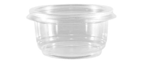 Pote Plastico Descartable Transparente 180cc + Tapa X900 Un