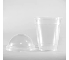 Vaso Frappe Descartable 360cc C/tapa Domo Cristal X 100 Un - tienda online