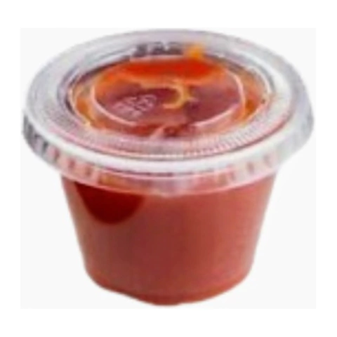 Pote Degustacion 59cc Descartable Plastico + Tapa X 100 Unid