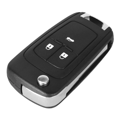 Carcasa Llave Chevrolet 3 Bot Navaja Cruze Tracker Agile Spin Sonic Cobalt Prisma Onix HU100 - comprar online