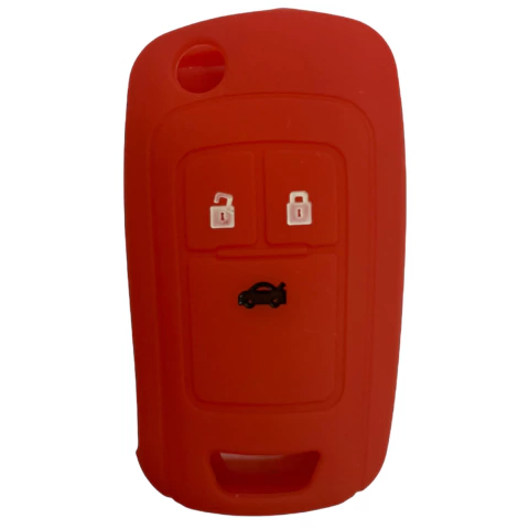 Funda Silicona 3 Botones Llave Cruze Onix Roja - comprar online