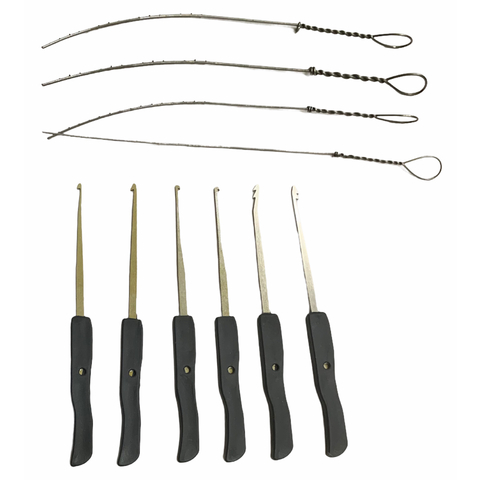 Kit Ganzua Extractor Llaves Rotas Herramienta Cerrajeria X10 - comprar online