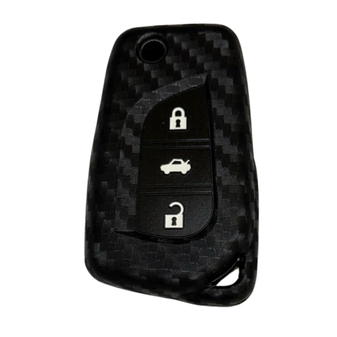 Funda Silicona Carcasa Corolla Hilux Carbono - comprar online