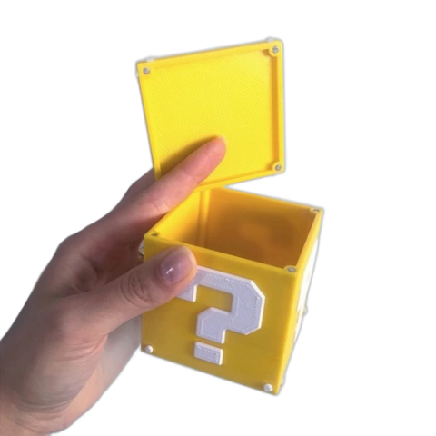 Caixinha / Porta Objetos- Lucky Block - Lucky Block / Mario