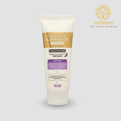 Creme Facial Iluminador com Biotina 50g – La Belle Paris - comprar online