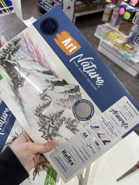 Block liso para Acuarella Plantec