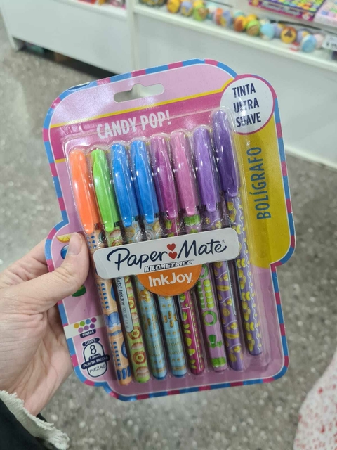 Boligrafos Candy Pop x8 - comprar online