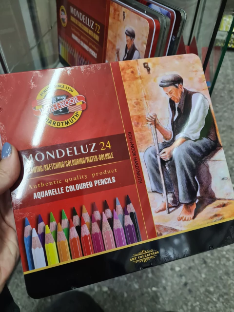 Set de lápices acuarelables Koh-I-Noor Mondeluz x24 - comprar online