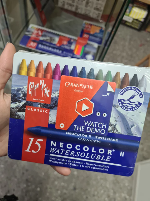 Set de crayones acuarelables Caran d'Ache x15 - comprar online