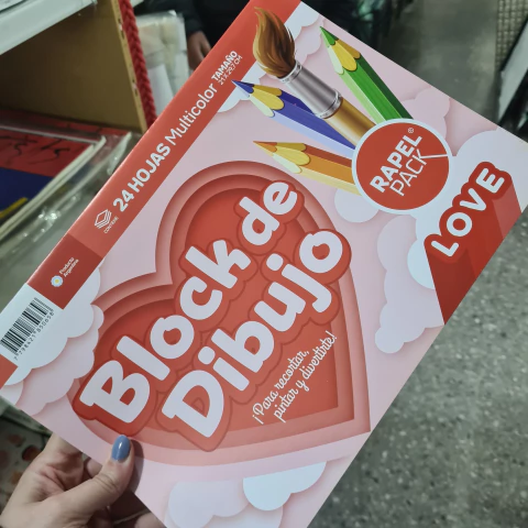 Block Cartulina LOVE - comprar online