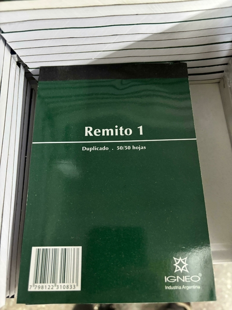 Remito N°1 Cod: 1041 - comprar online
