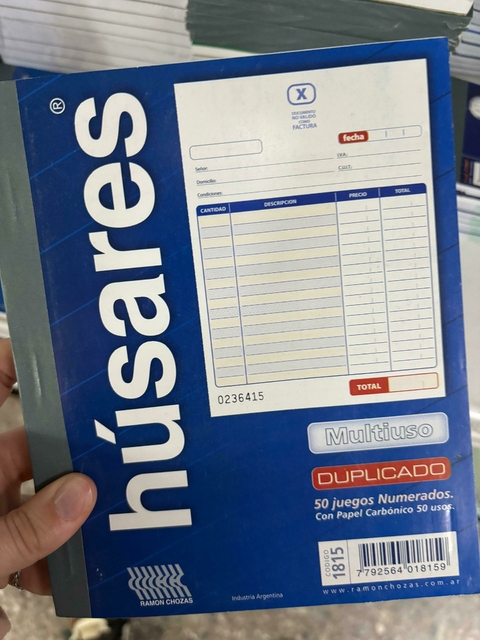 Talonario Duplicado Multiusos COD:1815