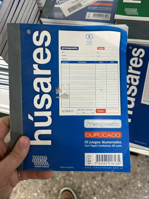 Talonario Duplicado Presupuesto COD:1813 - comprar online